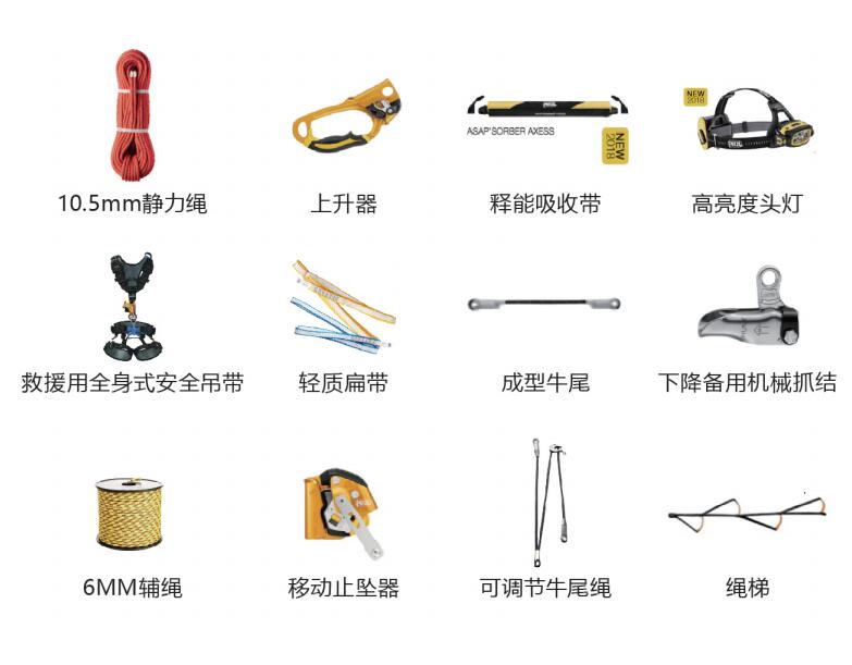高空山岳救援繩索系統 高空山岳救援繩索系統